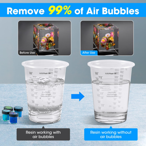 Resin Bubble Remover, 6-10 Minutes Remove 99% Bubbles 2