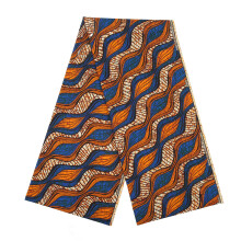 6 Yards African Polyester Wax Prints Fabric