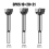 Industrial Grade Triangular Shank Carbide Wood Drill Bits Hole Opener Hinge Opening Tool Flat Wing 3