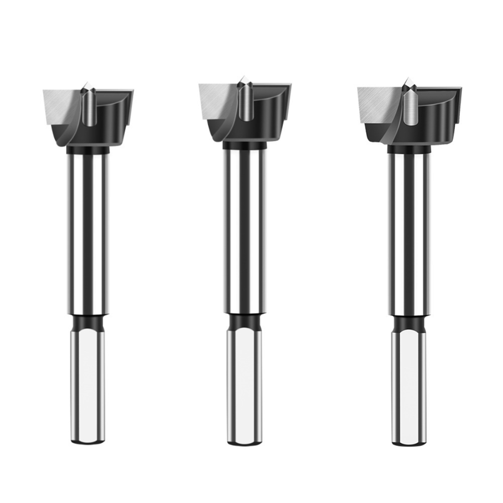 Industrial Grade Triangular Shank Carbide Wood Drill Bits Hole Opener Hinge Opening Tool Flat Wing 4853961881784