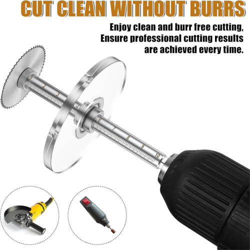 PVC Inside Cutter Tools Kit, Pipe for with Adjustable Depth Gauge Guide,for PVC/Wood/Soft Metal 2