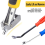 3Pcs Staple Remover, Heavy Duty Upholstery Puller Tool with Ergonomic Handle, Tack-Puller Nail A 7