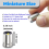 20 Pcs Miniature Led Lights,Tiny Lights for Hand Craft,Miniature Battery Powered, (Multi-Color Changing) 4