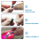 20 Pcs Miniature Led Lights,Tiny Lights for Hand Craft,Miniature Battery Powered, (Multi-Color Changing) 5