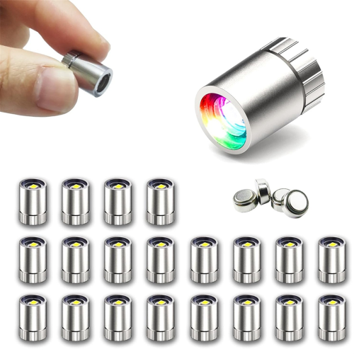 20 Pcs Miniature Led Lights,Tiny Lights for Hand Craft,Miniature Battery Powered, (Multi-Color Changing) 2