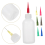 1 Set Pottery Squeeze Glaze Bottle Tools with Precision Tip Small for 4