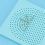 Guide Quilling Board Portable Knitting Paper Grid Winding Disc with Pins Storage Box Blue 7