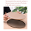 Round Pottery Tools Ceramic Plate Forming Mold Wooden Density Printing Blank Stripping Mud Tool 8