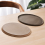 Round Pottery Tools Ceramic Plate Forming Mold Wooden Density Printing Blank Stripping Mud Tool 9