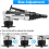 2 in 1 Mini Air Chamfering Tool, 5-Adjustment Pneumatic Chamfering, 45 Degree External Chamfer Tool for Edge Deburring 7