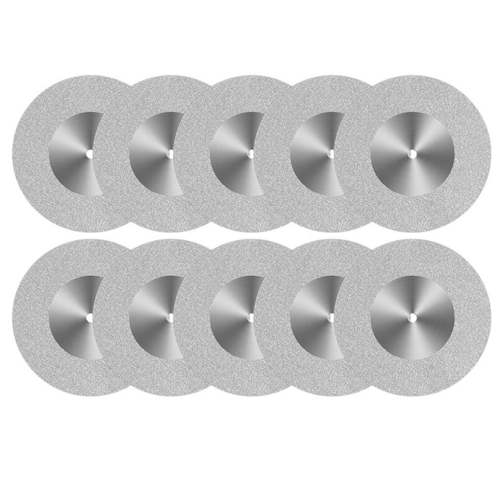 10 Pcs Glass Cutting Disc 60Mm Diamond Wheel Cut Off Wheels For Rotary Tool Drill Attachment Polishing Tiles 4853961893336