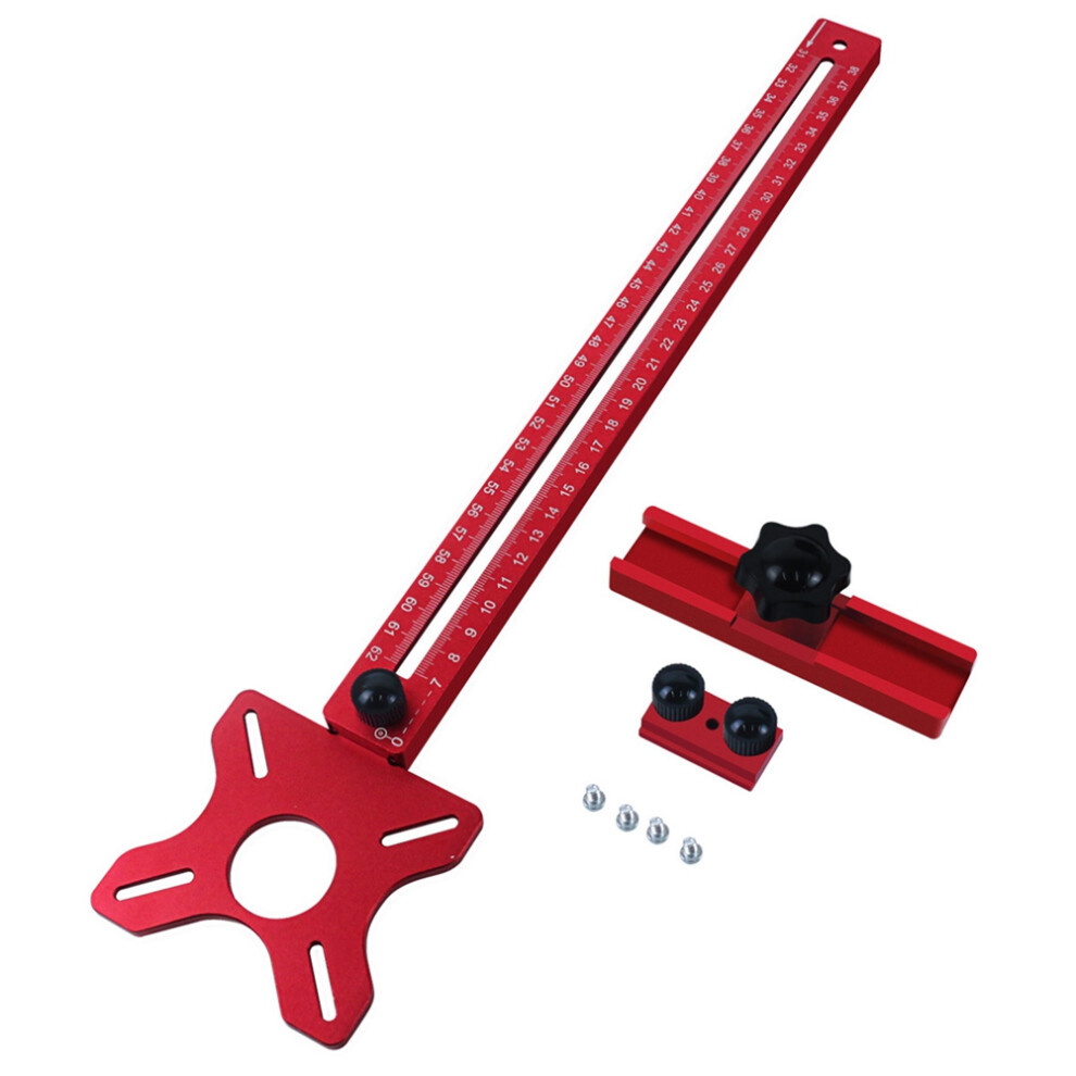 Router Milling Groove Bracket Cabinet Hardware Jig Circle Cutting Punch Metric 4853961893206