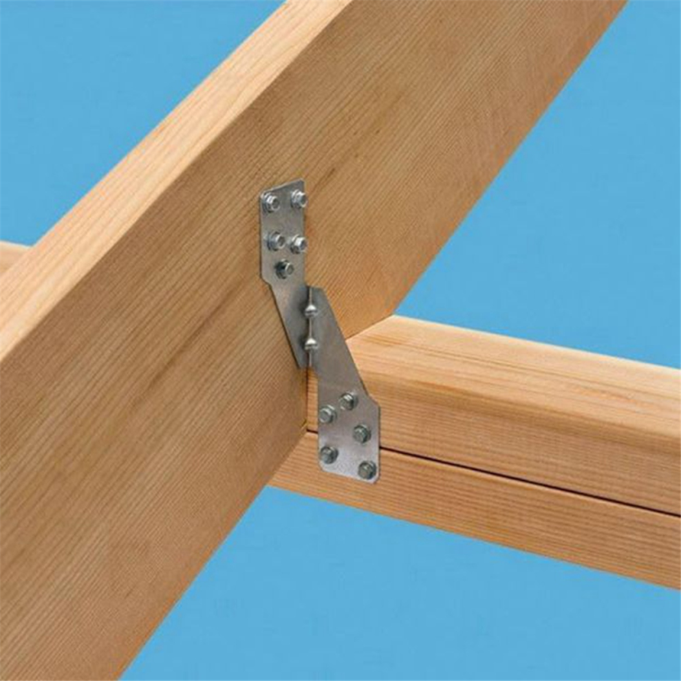 Hurricane Tie Hick Galvanized Straps H2.5a Strong Brackets Trusses/Rafters Ties For Wood(25Pcs) 4853961891646