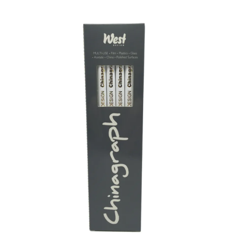 West Design Chinagraph Marking Pencil White (Pack of 12)