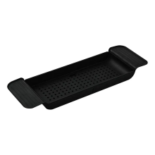 Bath Tub Tray Extendable Draining Space-Saving Household Bathtub Shelf Small Storage for Towels Glasses