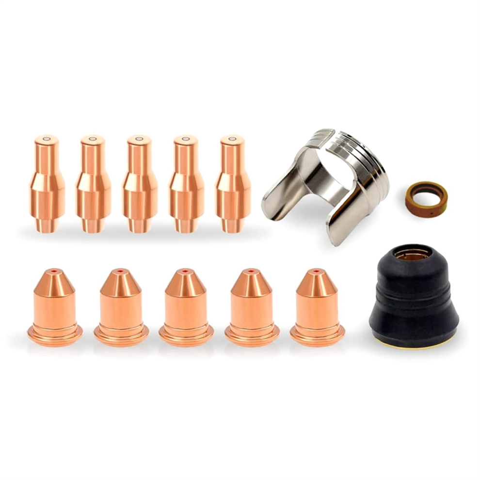 Plasma Cutting Consumables 56576 Tip 56811 Electrode 56255 Suitable For Harbor Freight Titanium 45A Cutter 13Pc 4853961895804