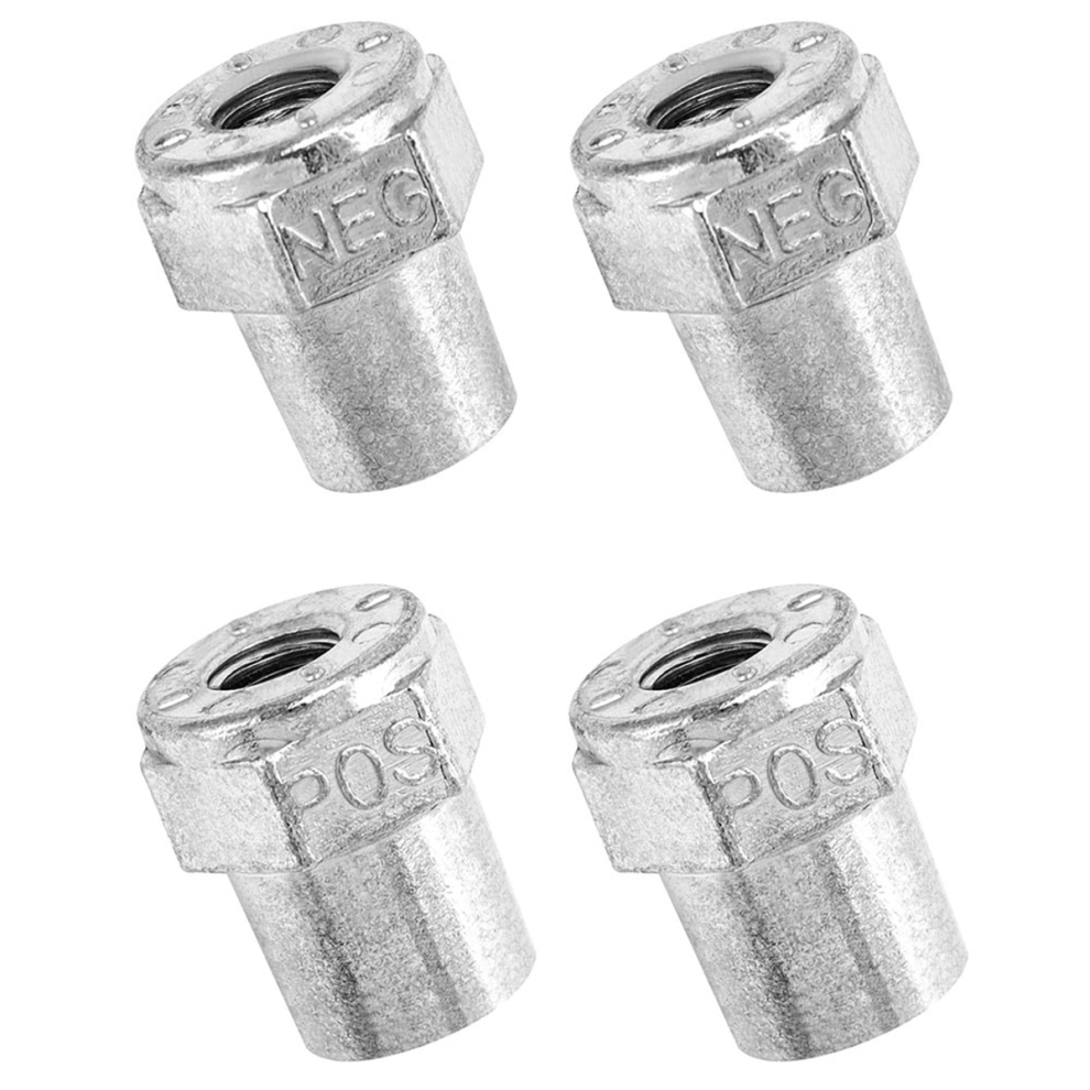 Car Positive Negative Battery Post Terminal, 2 Pair Zinc Alloy Adapter, 3/8 Female Stud Adapter 4853961897495