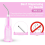 300 Pcs Bent Dispensing Tips Blunt Tip Needles Dental Pre Flow Needle Pink 6