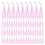 300 Pcs Bent Dispensing Tips Blunt Tip Needles Dental Pre Flow Needle Pink 1