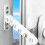5PCS Window Ventilation Limiter Retainer Wind Brace Bracket Inner Opening Door & Limit Hook White 6