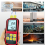 Digital Thermocouple Thermometer, Dual Channel Thermometer with Two K Type Probes LCD Display Temperature Meter 7