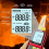 Digital Thermocouple Thermometer, Dual Channel Thermometer with Two K Type Probes LCD Display Temperature Meter 5