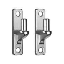 Stainless Steel Heavy Duty Gate Hinge, 2 Pack Wall Mount for Wood or Concrete, Outdoor Farm Hinge