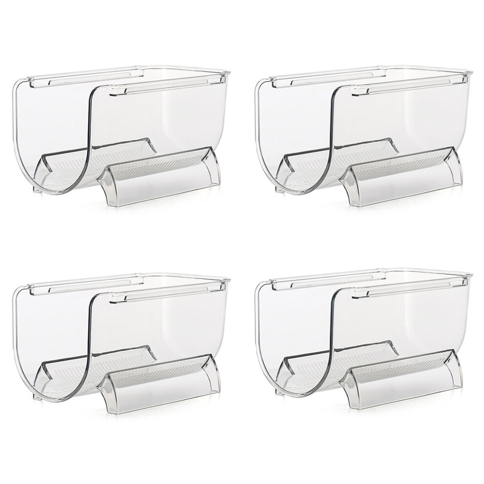 Saudism Refrigerator Organizer Wine Bottle Holder Stackable Beverage- Stand Champagne Storage Box Rack