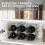 Refrigerator Organizer Wine Bottle Holder Stackable Beverage- Stand Champagne Storage Box Rack 4