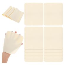 15Pcs Suede Cloth,Artist Leather, Pottery Small Leather Ceramic Craft Supplies,for Pot Rim Smoothing