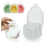 100 Pack Wax Melts, Cat'S Transparent Empty Plastic Melt Container for CorelessTart Candles 4