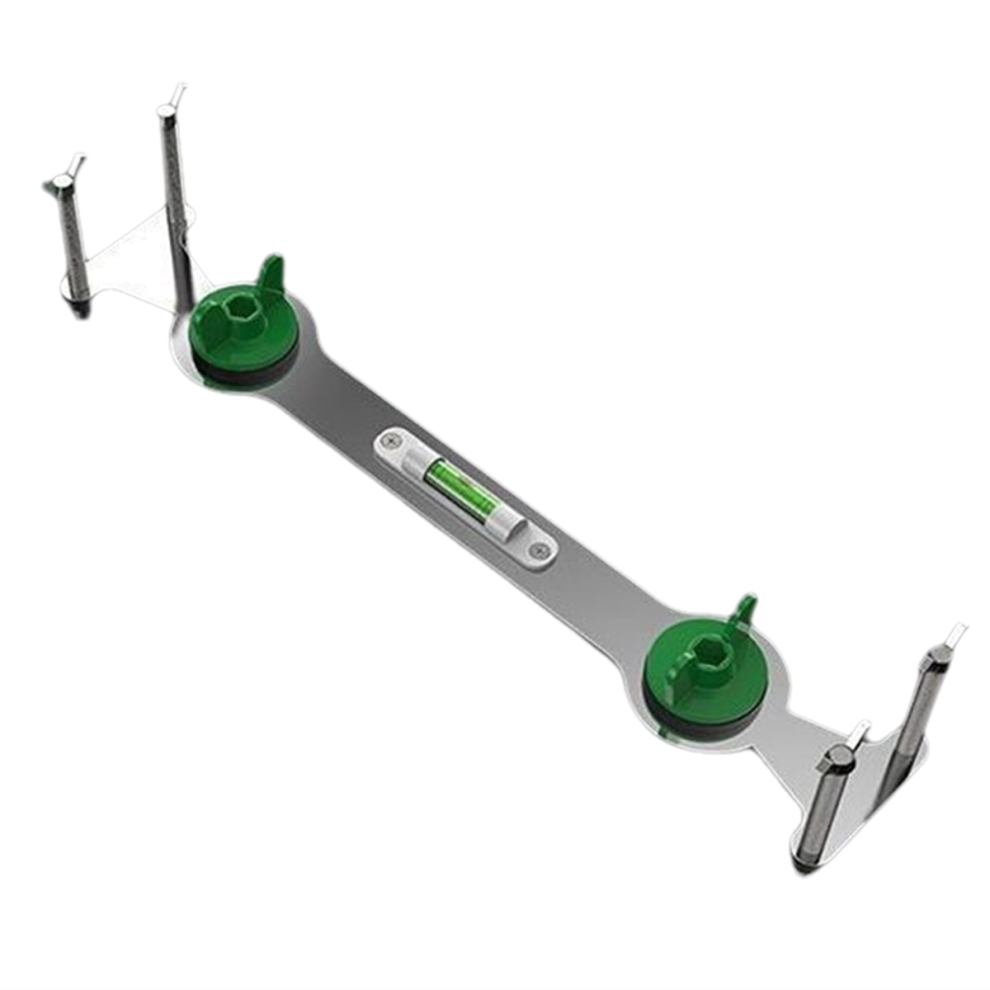 Saudism 4-Points Hot & Cold Water Pipes Leveler Fixed Mounting Aid For Effortless Heater Shower 1Pcs