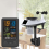 Intelligent Temperature Meter Multifunctional Weather Station Color Screen Digital Clock Wind Anemometer 7