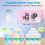 15 Rolls Thermal Sticker Paper for Mini Printer Maker, 9 Colored and 6 White 8