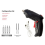 3.6V Wireless Screwdriver Kit Rechargeable Lithium Electric Hand Drill Rotatable Multi-Function Power Tools Set 2 3
