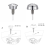 For Flushwise Toilet Cistern Flush Push Button Replacement French Drain Buttons A 3
