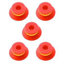 Industrial Flat Vacuum Suction Cup F Series Single-Layer Silicone Robotic Arm Accessory with Ribs,Pack of 5 Pcs F20