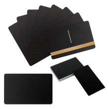 Laser Engraving Blanks, for CNC Engraving, Crafting, Multipurpose Metal Business Cards. DIY Gift Cards,Black
