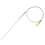 K Type Thermocouple with Plug, Meter Temperature Sensor Probe -50 to 1100C,3.3ft Wire 4x150mm 1