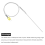 K Type Thermocouple with Plug, Meter Temperature Sensor Probe -50 to 1100C,3.3ft Wire 4x150mm 5