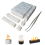 96 Pcs Small Ceramic Wool Wick for Tabletop Fire Pit, Suitable Ethanol Fireplace ,Carbon Felt Indoor 7