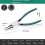 4pcs Snap Ring Pliers Set, 7inch with Straight/Bent Jaw, Heavy Duty Precision Spring Loaded 5