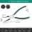 4pcs Snap Ring Pliers Set, 7inch with Straight/Bent Jaw, Heavy Duty Precision Spring Loaded 4