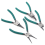 4pcs Snap Ring Pliers Set, 7inch with Straight/Bent Jaw, Heavy Duty Precision Spring Loaded 1