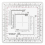 Square Coordinate Scale Protractor for Land Navigation, Style UTM/MGRS 2