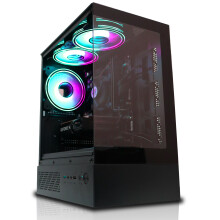 Gaming PC AMD Ryzen 5 4500 16GB DDR4 2TB M.2 8GB RTX 5060 Ti Wins 11
