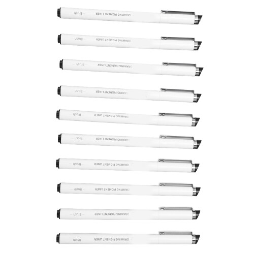 10PCS Waterproof Micro Line Pens Strong Coverage 2