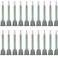 20 Pieces Mixing Nozzles Adhesive Cartridges Tip for 50ml Resin Mixer Applicatior 16-Element,1:1 Ratios