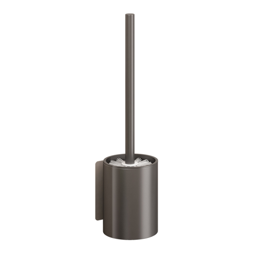 Bathroom Toilet Brush Holder Cleaning Tools Wall Mounted No Drill Vertical Accessories
