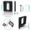 10pcs Heavy Duty Mirror Hanging Kit, Mounting Hardware Clips for Wall Mounting, Single Hole Silver 6
